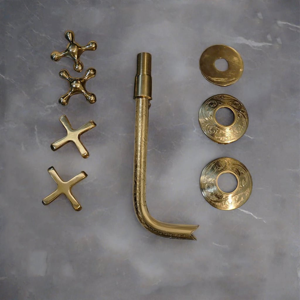 Artisanal Brass Sink Faucet
