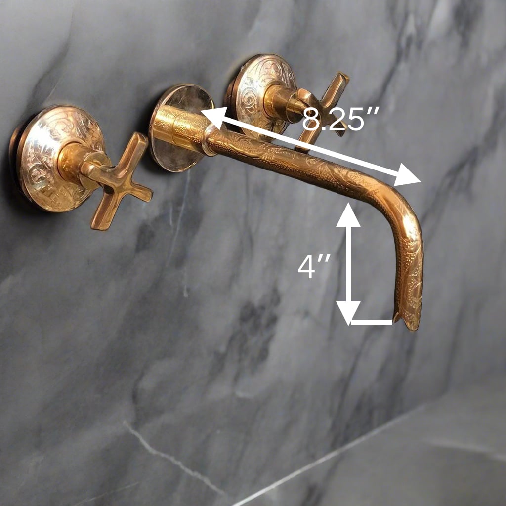 Moroccan Brass Bathroom Faucet