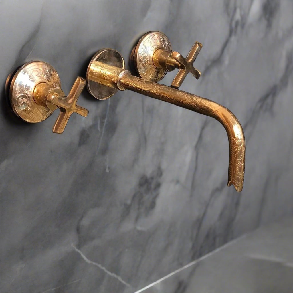 Unlacquered Brass Gooseneck Faucet