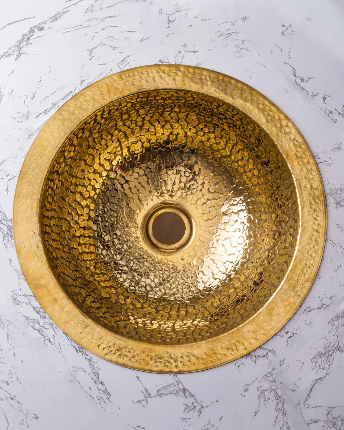 Unlacquered Brass Drop-In Sink