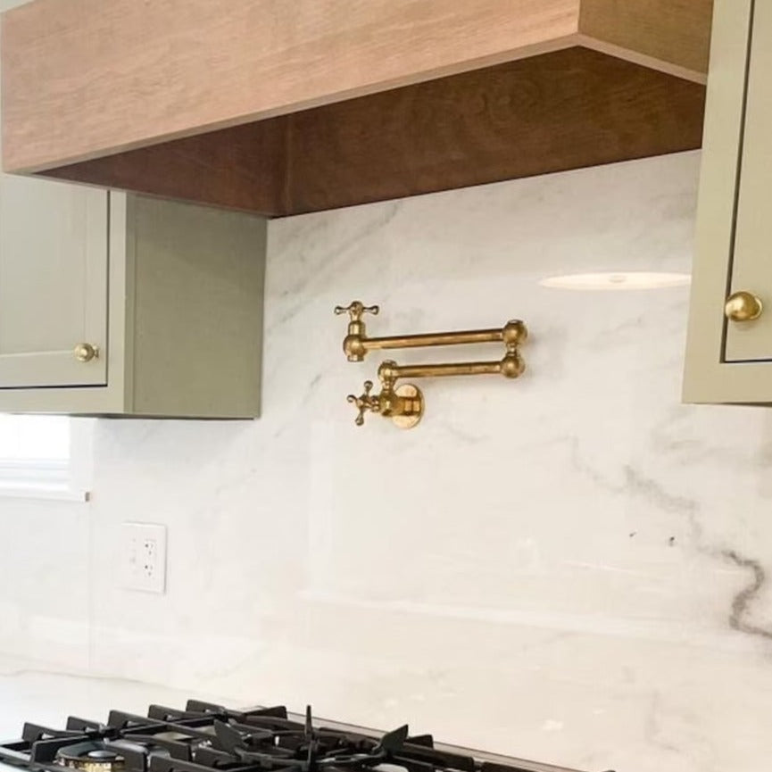 Vintage Kitchen Brass Fixture
