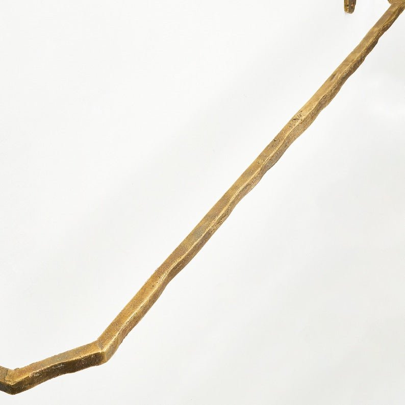 Handcrafted Brass Towel Rack