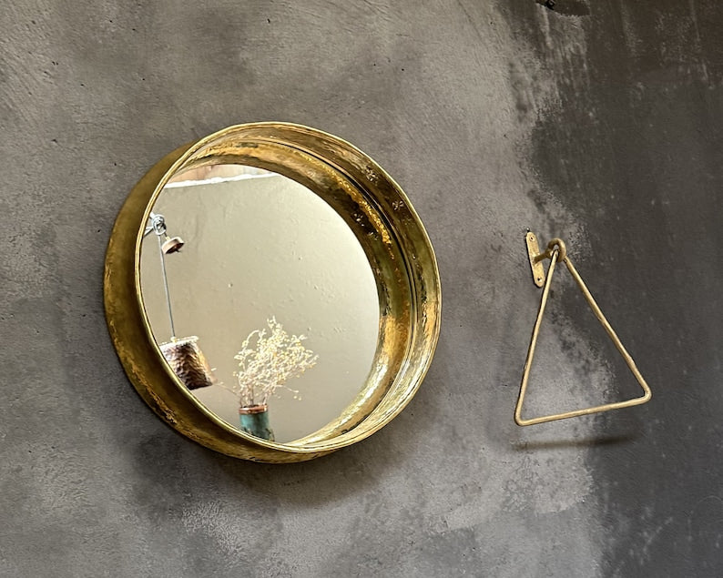 Large Round Wall Mirror