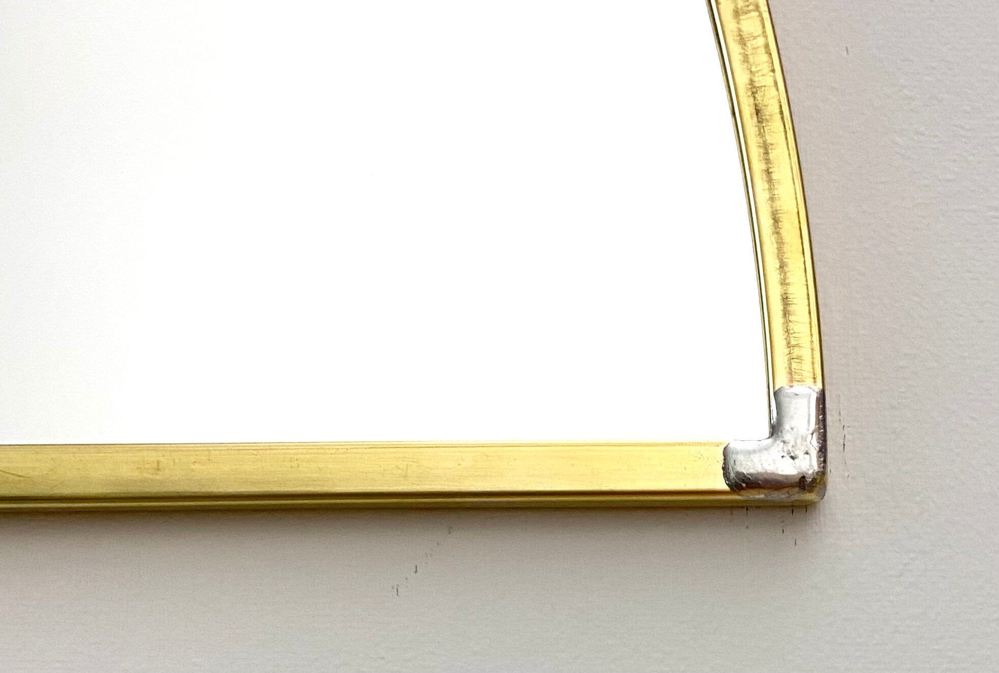 Solid Brass Border Mirror