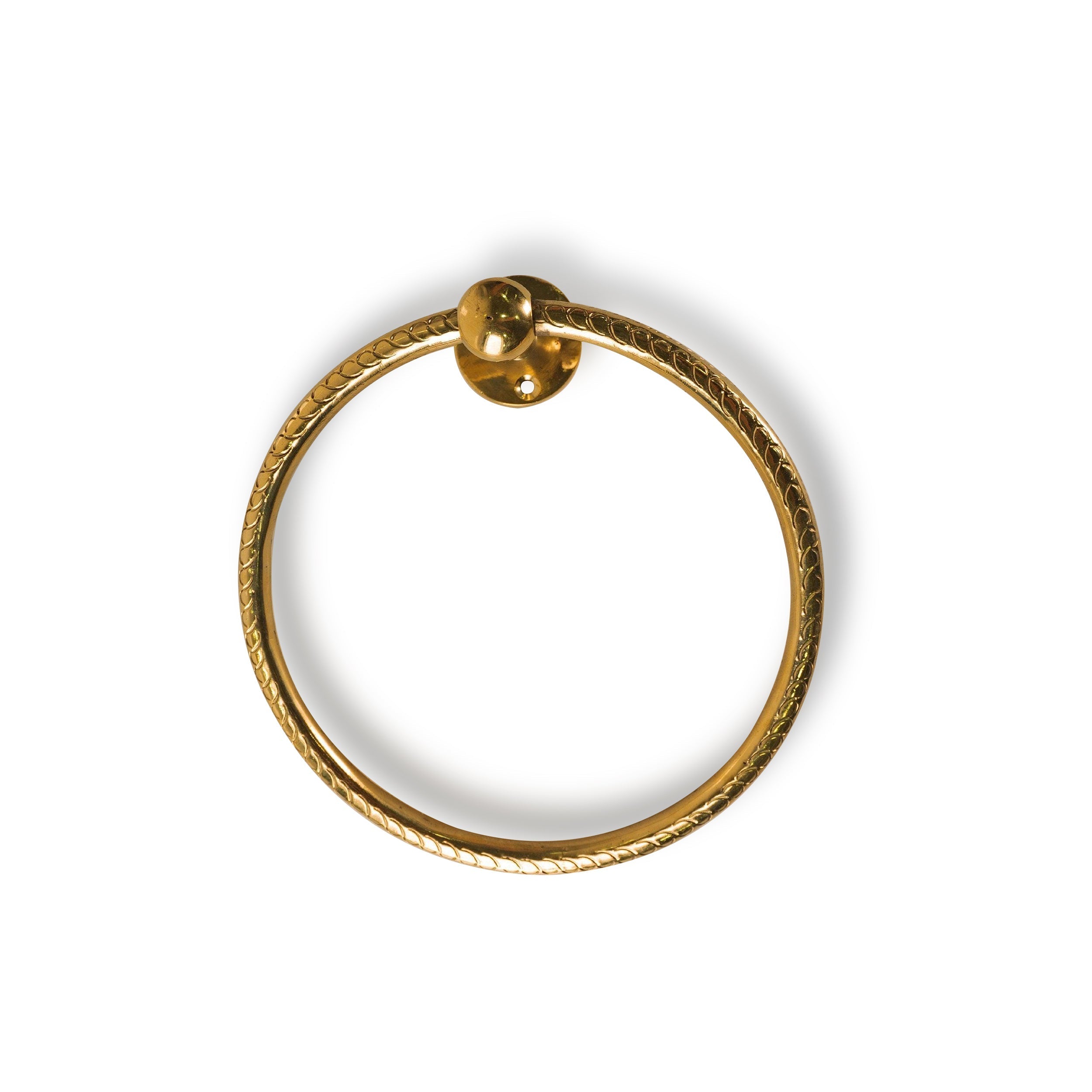 Solid Brass Towel Ring