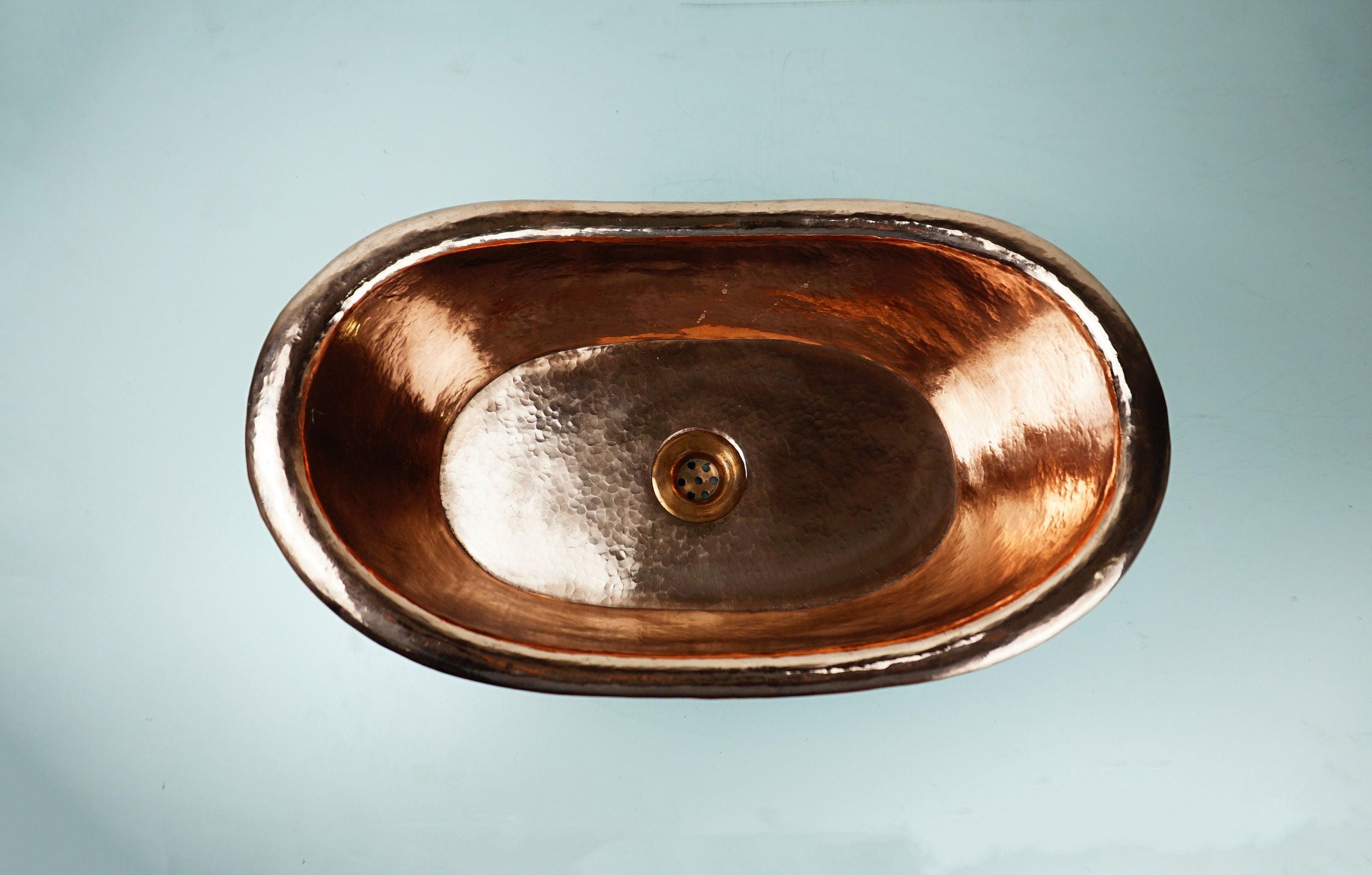 Vintage Copper Bathroom Decor