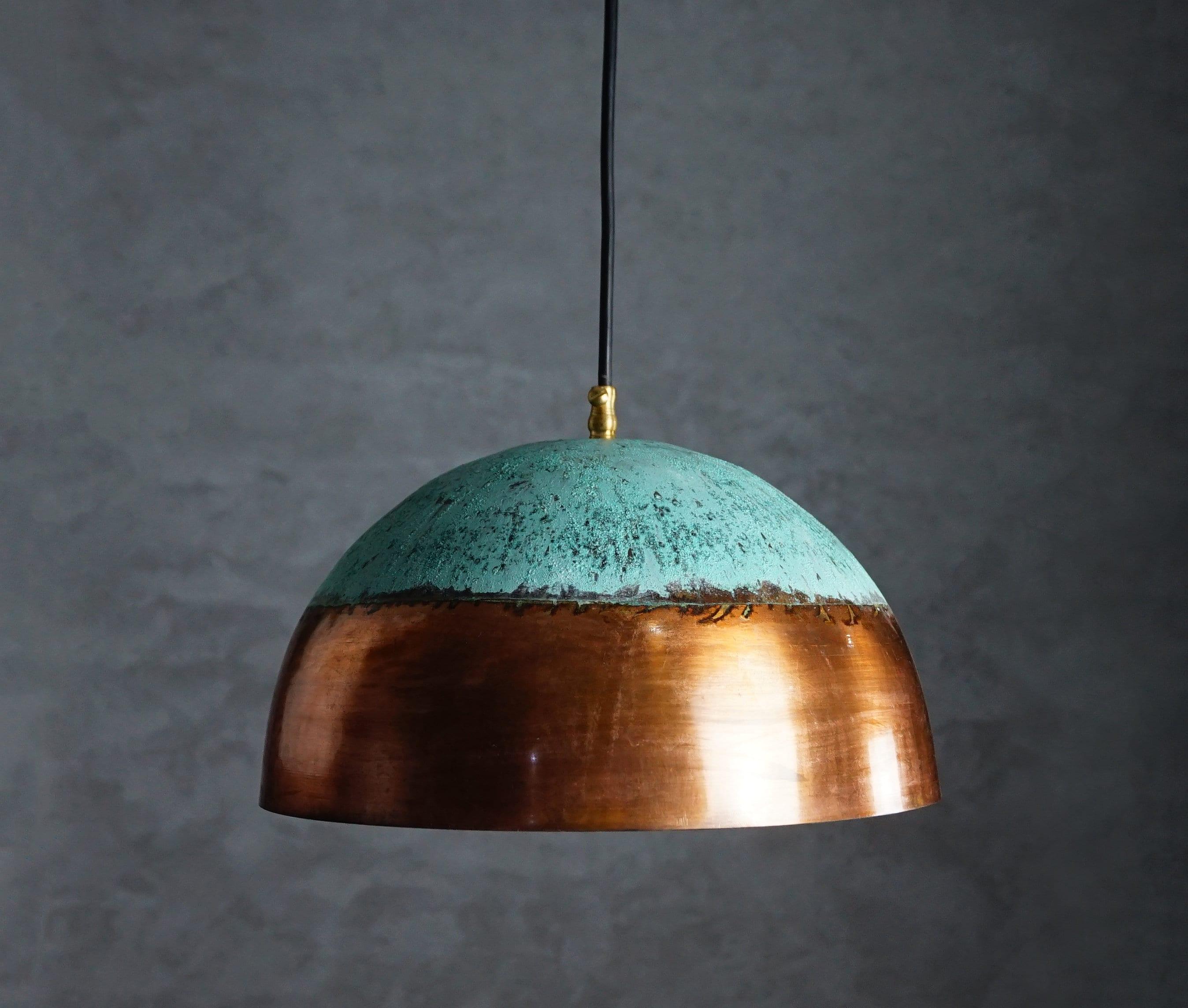 Industrial Farmhouse Copper Ceiling Light
