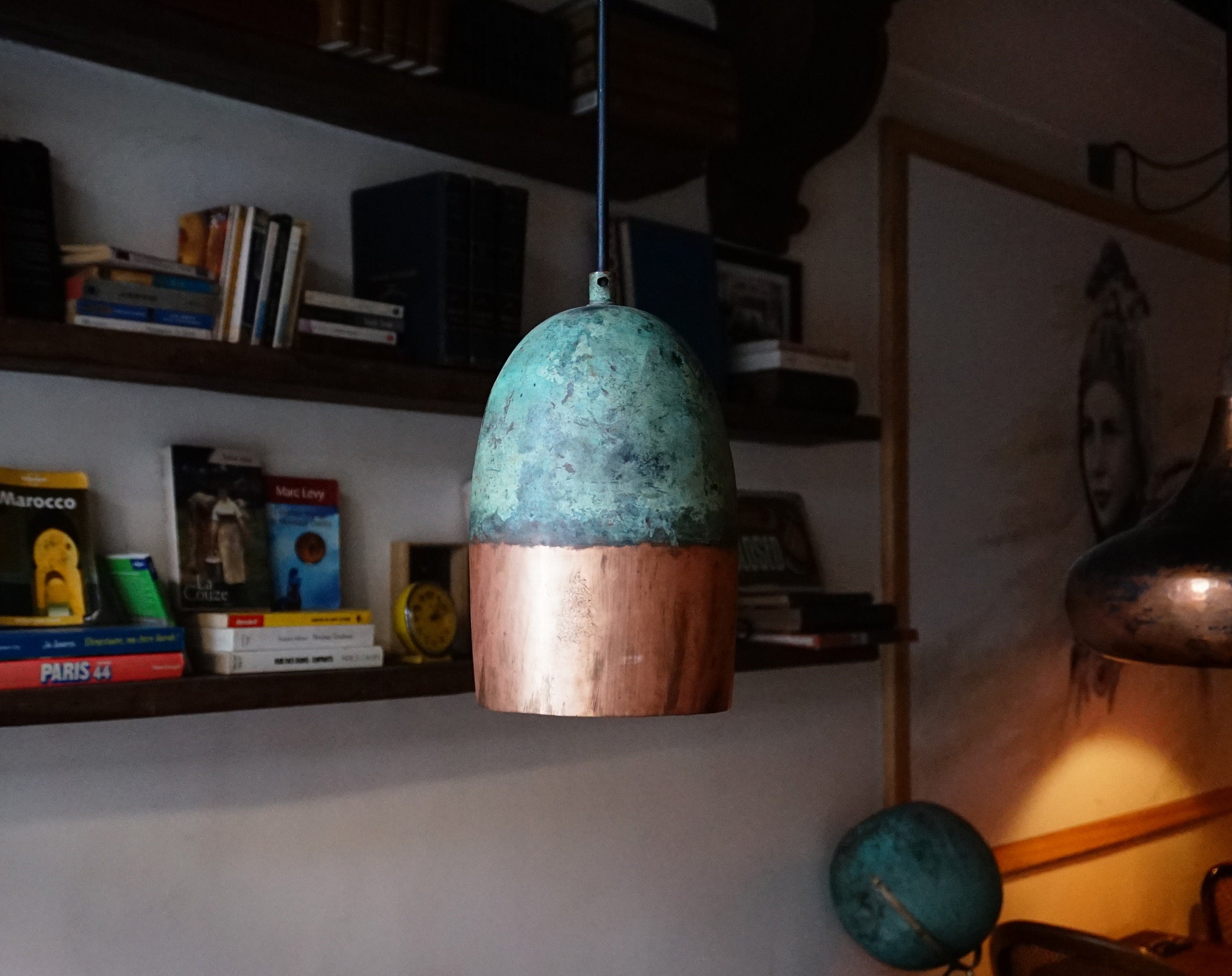 Custom Copper Hanging Light
