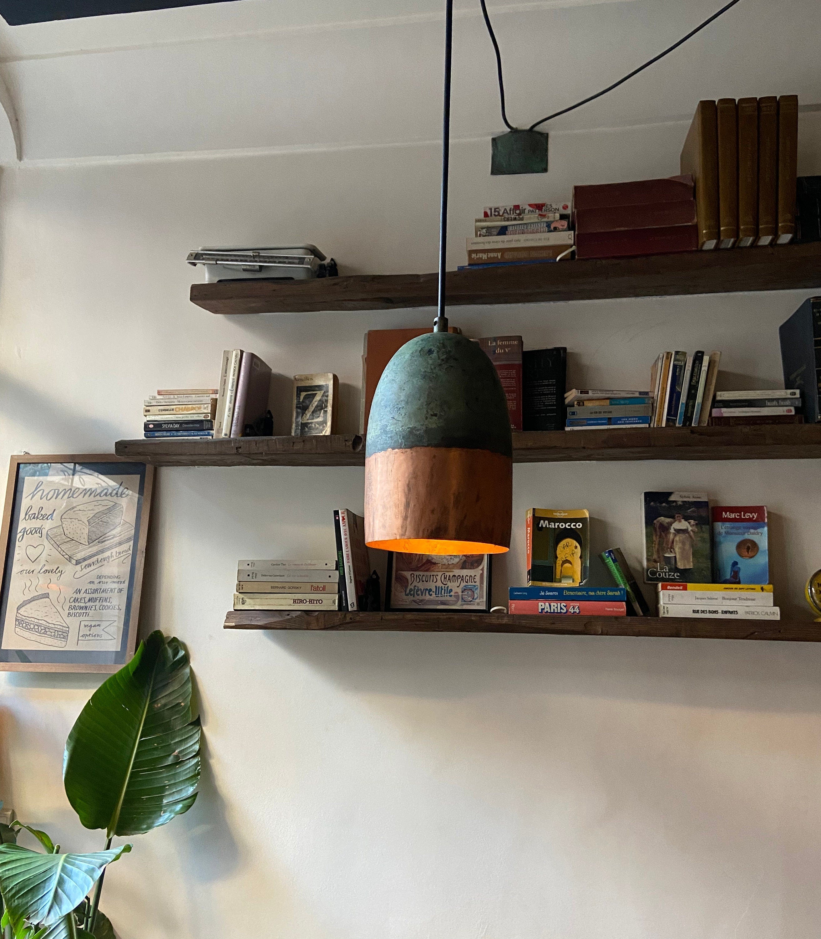 Vintage Patina Hanging Lamp