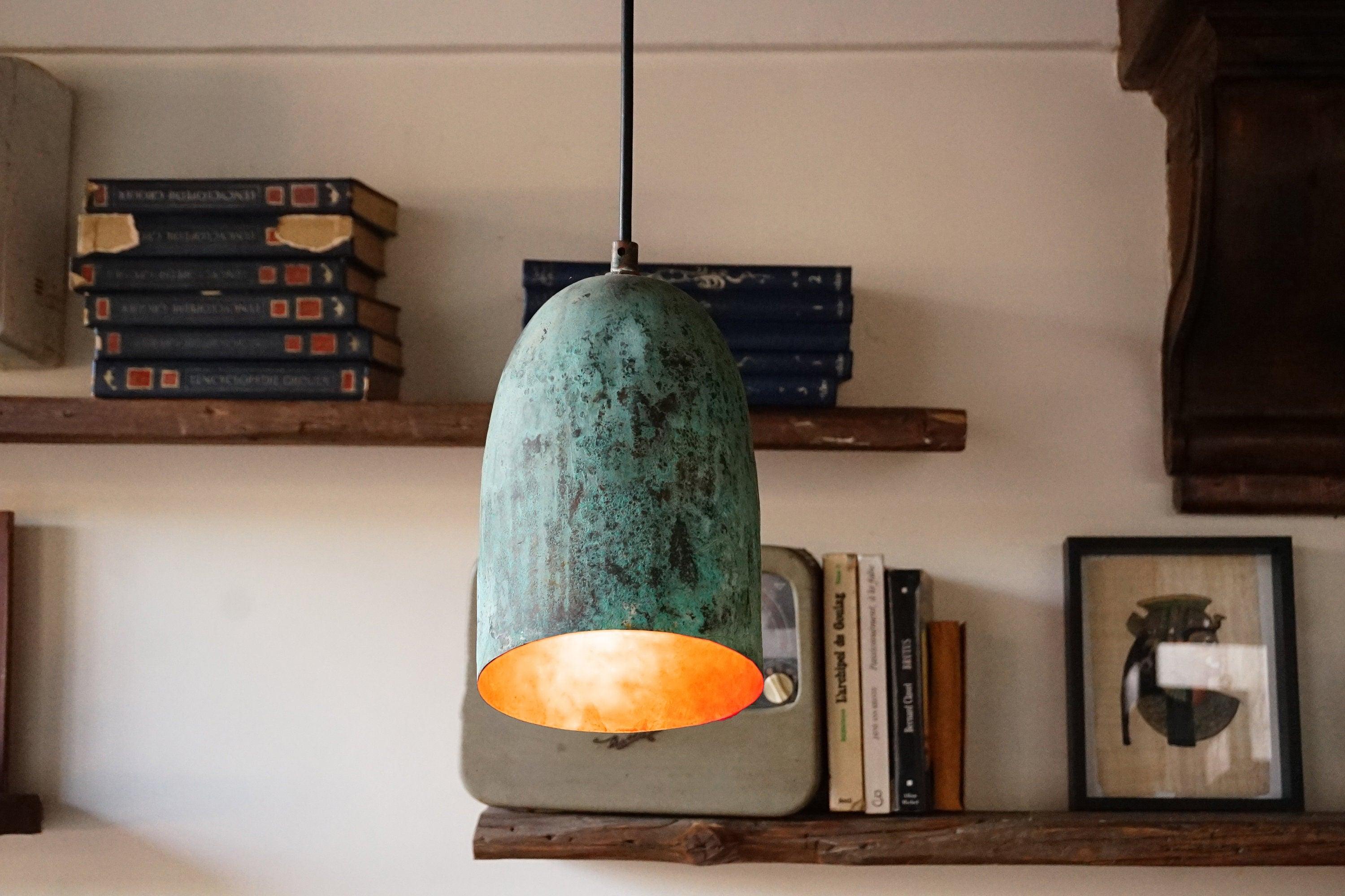 Handcrafted Copper Kitchen Island Light
