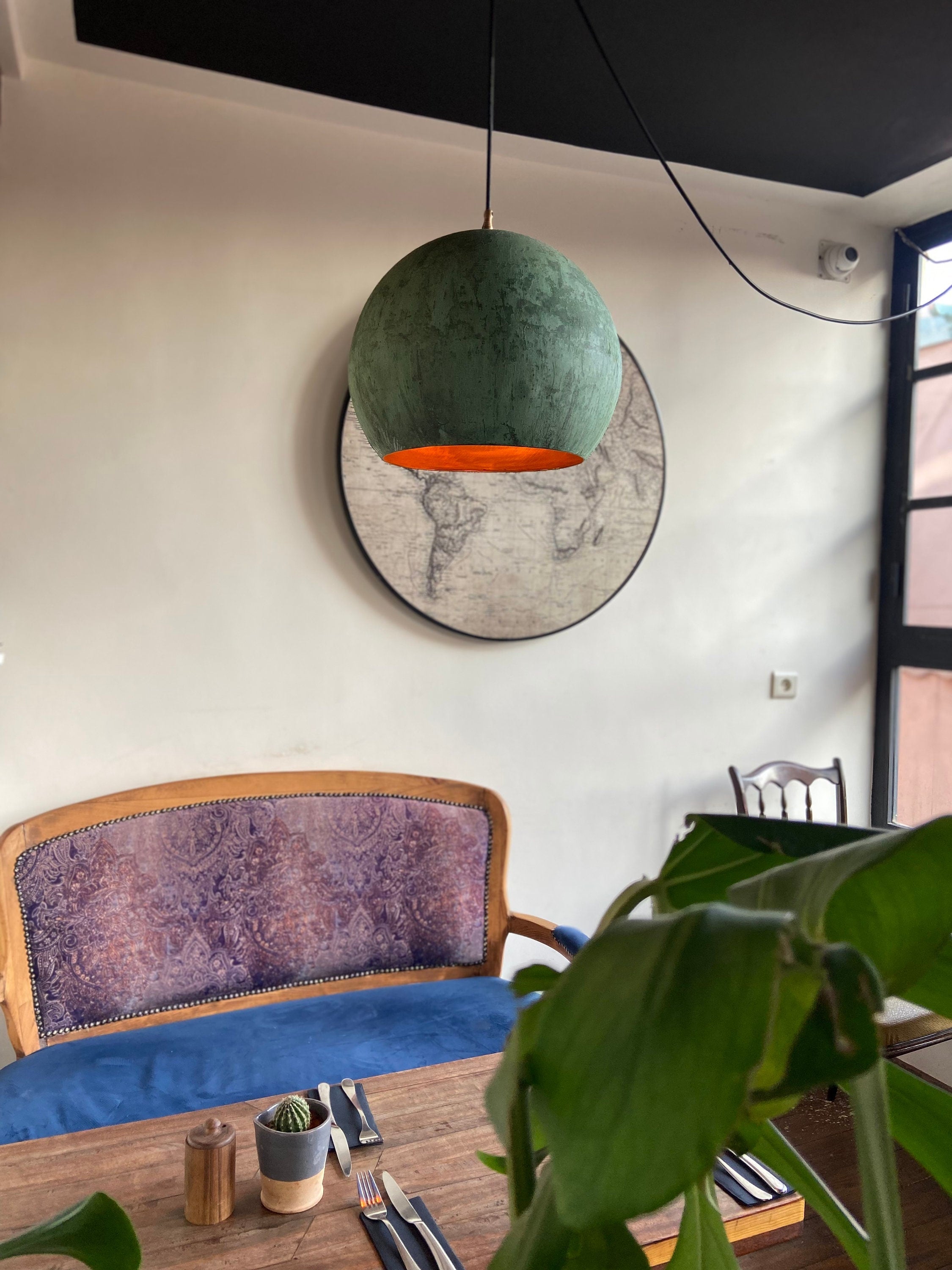 Verdigris Copper Fixture