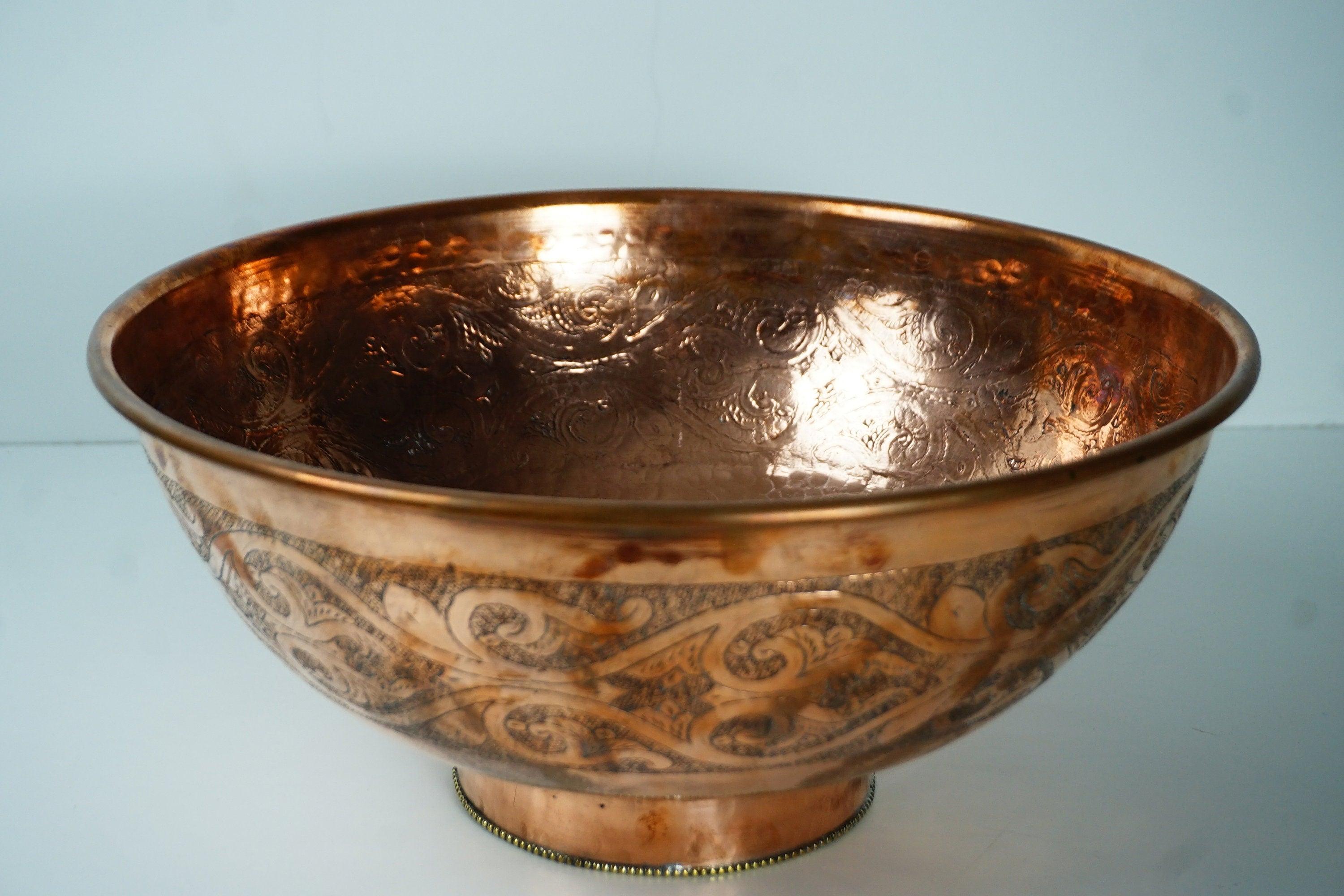 Above-Counter Copper Basin
