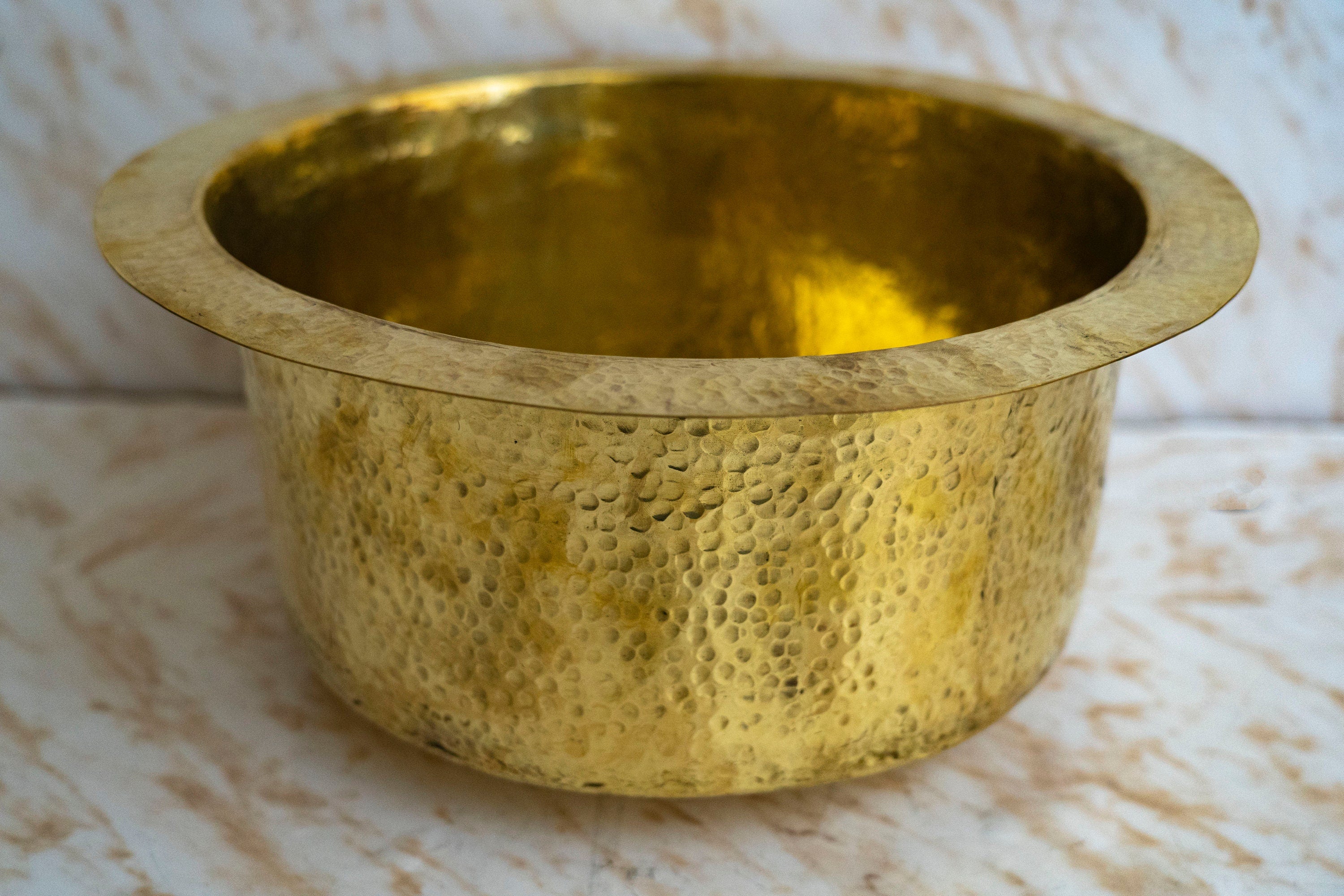 Handmade Brass Bar Sink