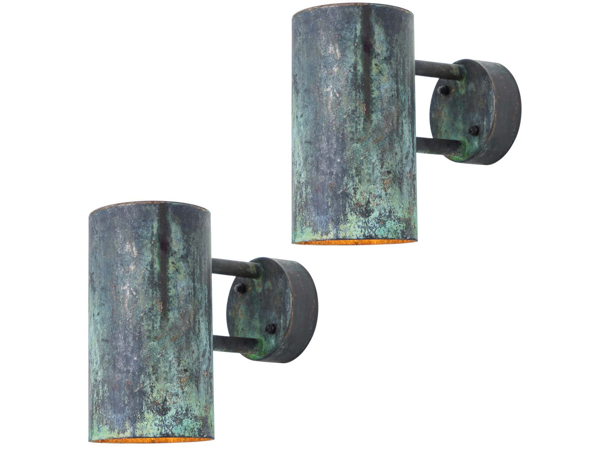 Outdoor Copper Sconce Lights - cylinder pendant light