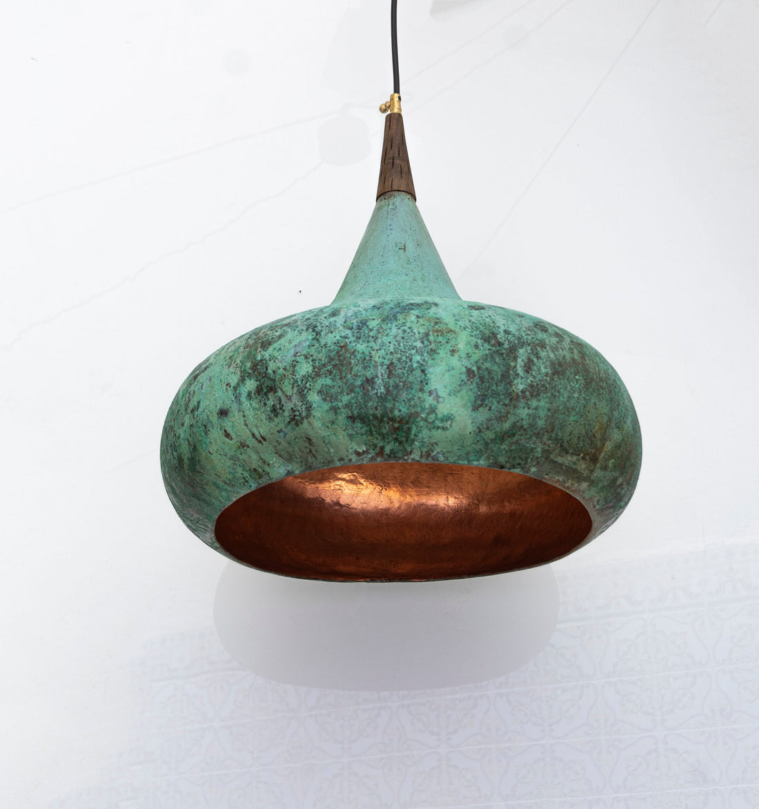Custom Copper Ceiling Fixture