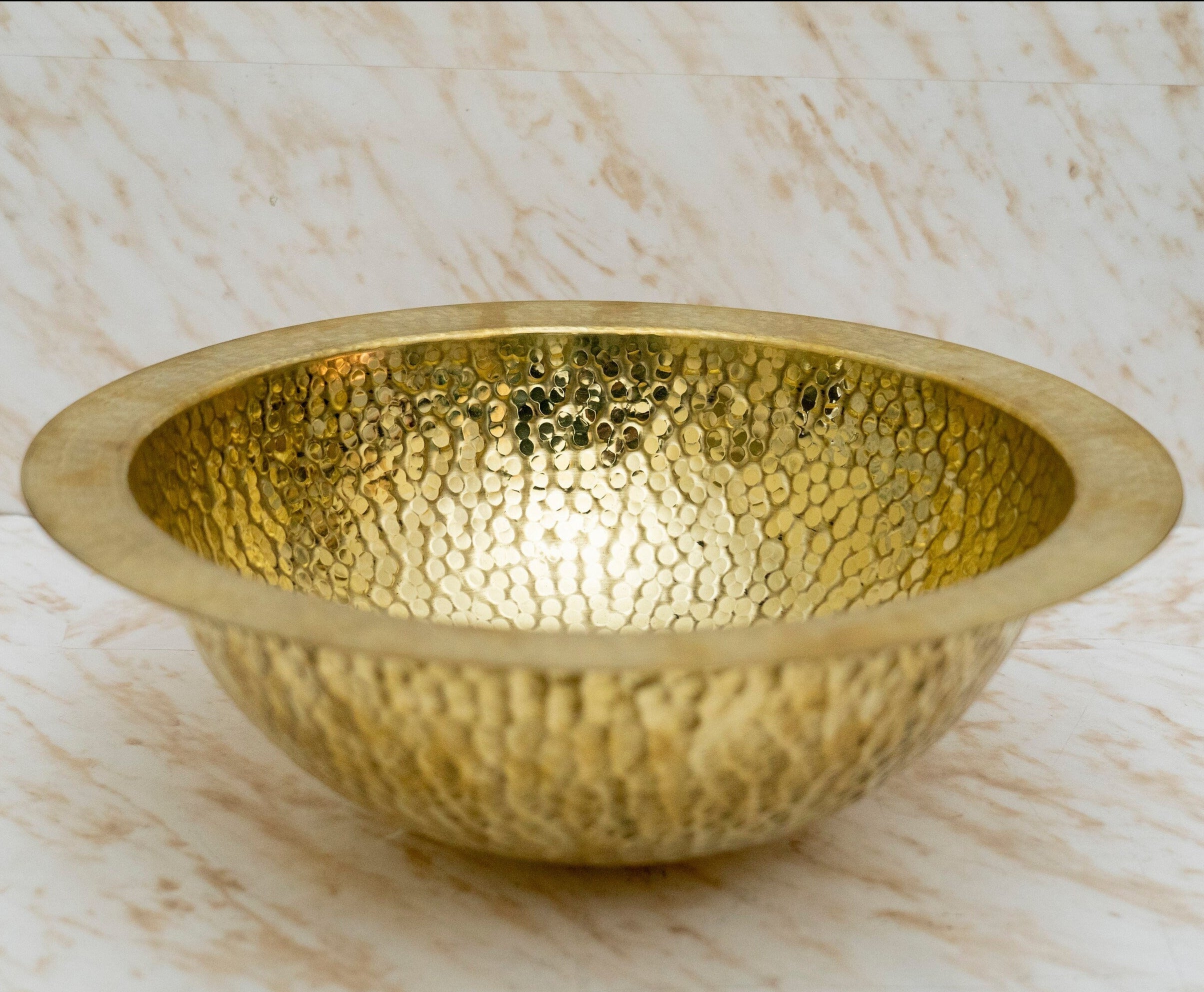  Round Brass Basin