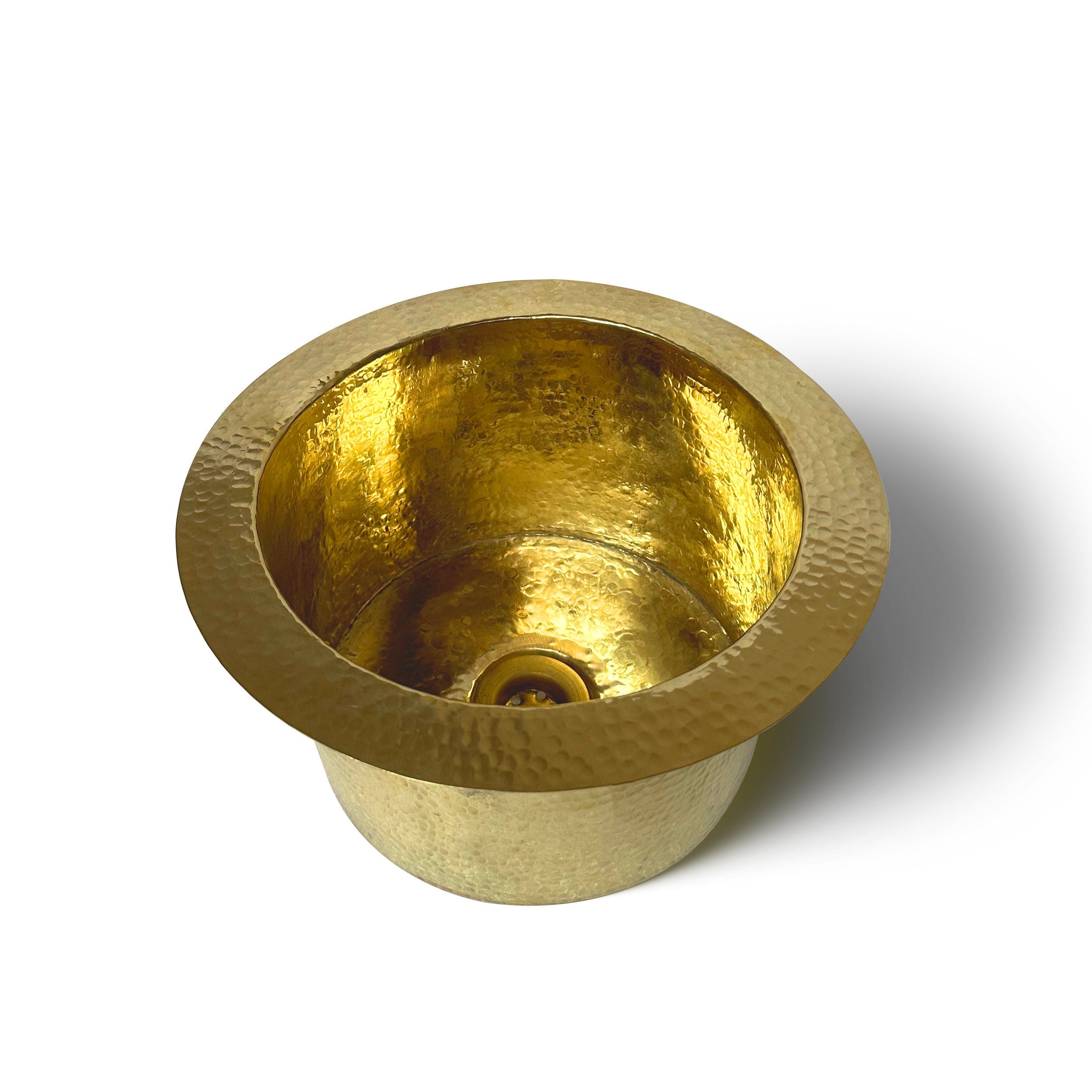Round Brass Prep Sink