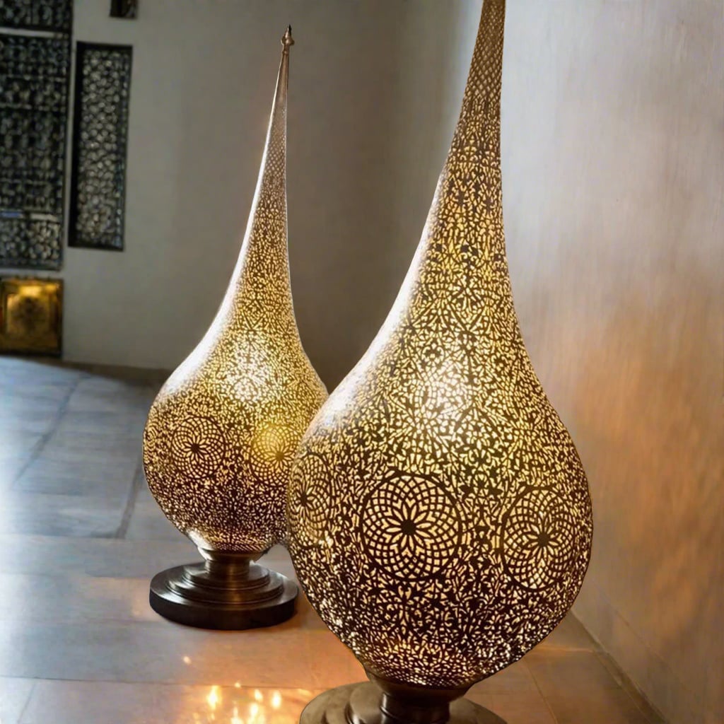 Luxury Brass Floor Lamp