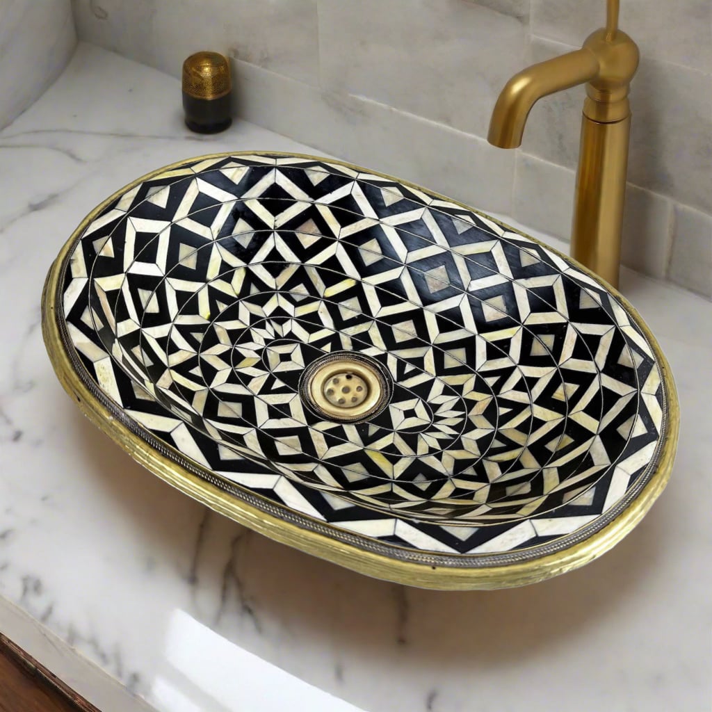 Moroccan Artisanal Bathroom Basin