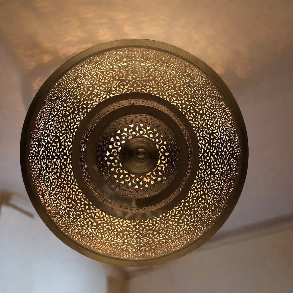 Moroccan Brass Pendant Light