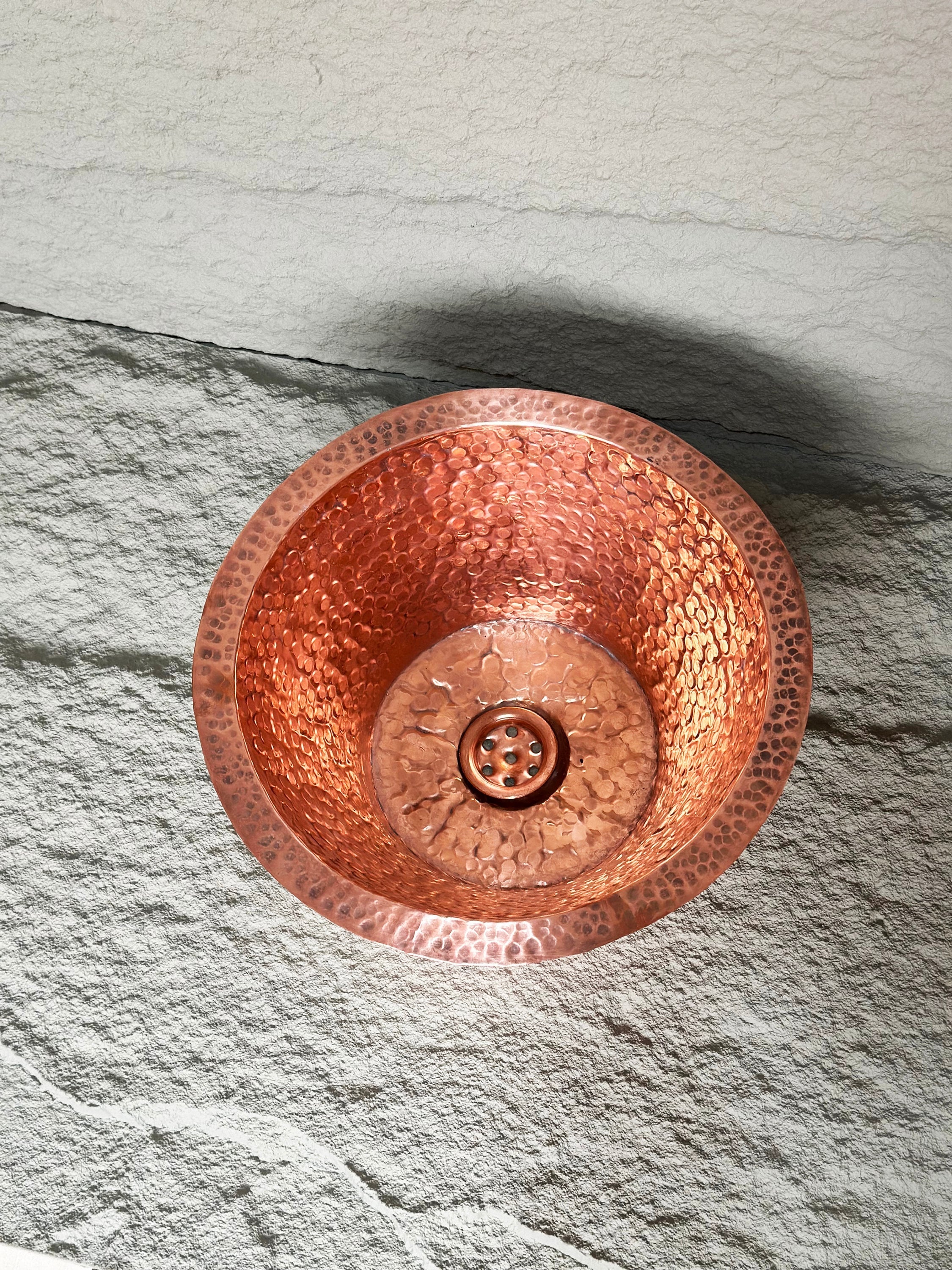 opper Round Bar Sink