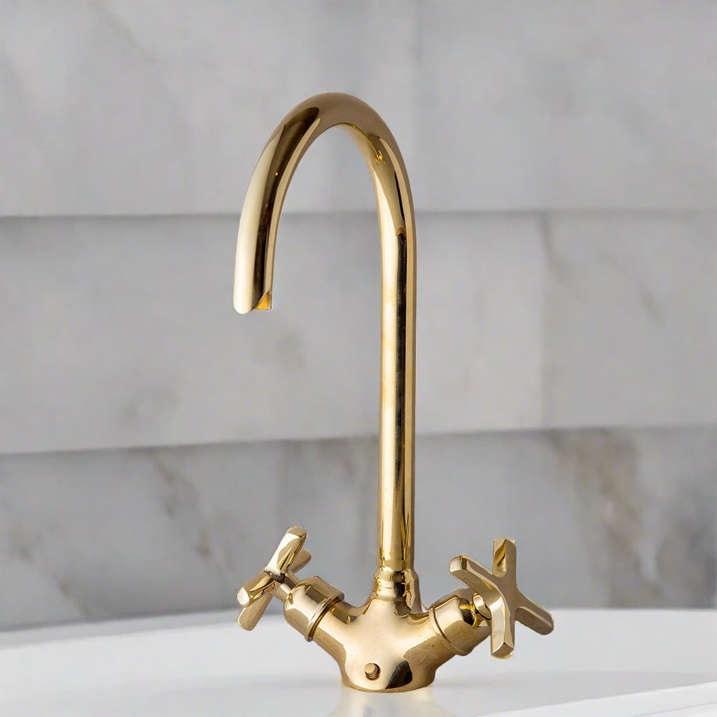 Handcrafted Moroccan Brass Faucet
